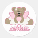 adorable angel fairy bear character