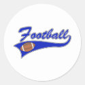Blue Football Logo