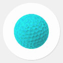 Golf Ball Cyan The MUSEUM Zazzle Gifts