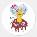 make love not war vector design