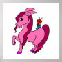 little alien on pink pony