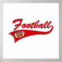 Red football logo