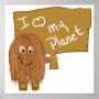 Brown love my planet