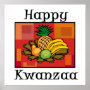 Happy Kwanzaa Fruit
