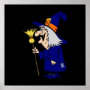 Cute old Witch with Broom
