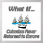 Columbus never returned