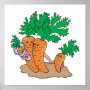 cute carrot cartoon family