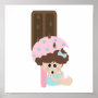 raining chocolate ice cream sweet tooth girl