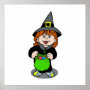 Cute witch trick or treater