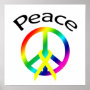 Rainbow Peace Word & Ribbon