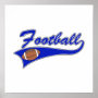 Blue Football Logo