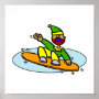 Snowboarding Clown