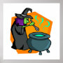 Witch with cauldron