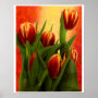 Wall Hanging Art & Window Shade Art  Tulips Signed