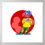 Clown with a ball