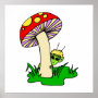 Alien Hiding Under Mushroom
