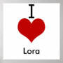 I Love (heart) Lora
