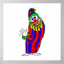 Goofy Colorful Clown