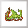 Asian Dragon With Frame