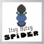 cute itsy bitsy spider cartoon character