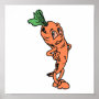 silly carrot character cartoon