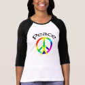 Rainbow Peace Word & Ribbon