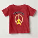 Peach Peace Word & Ribbon