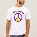 Purple Peace Word & Ribbon