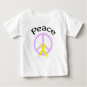 Lavender Peace Word & Ribbon