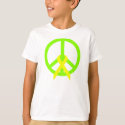 Lime Green Peace & Ribbon
