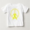 Yellow Peace & Ribbon