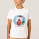 silly christmas love polar bear cartoon character