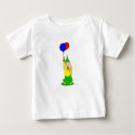 Cute kid clown with balloons