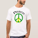 Green Peace Word & Ribbon