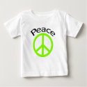 Lime Green Peace & Word