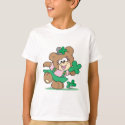 cute irish st paddy girl teddy bear design