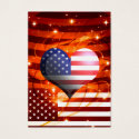 american pride heart design