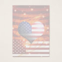 american pride heart design light