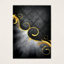 golden swirl on greys damask classy design