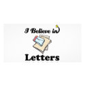 i believe in letters