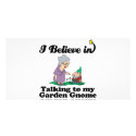 i believe in talking to garden gnome