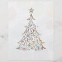 whimsical doodles christmas tree