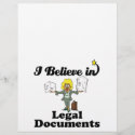 i believe in legal documents