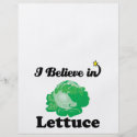 i believe in lettuce