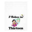 i believe in thirteen