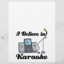 i believe in karaoke