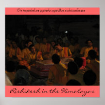 IMG_0088, Rishikesh in the Himalayas , Om traya... Print
