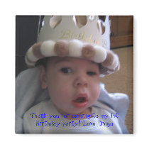 IMG_1660, Thank you for coming to my 1st Birthd... magnets by chillaz1977 IMG_1660, Thank you for coming to my 1st Birthd... magnets