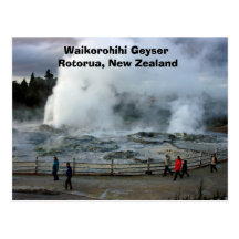 IMG_4274, Waikorohihi Geyser Rotorua, New Zealand Postcard