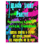 img-thing, Black Light Party!, Social Center 8-... flyers